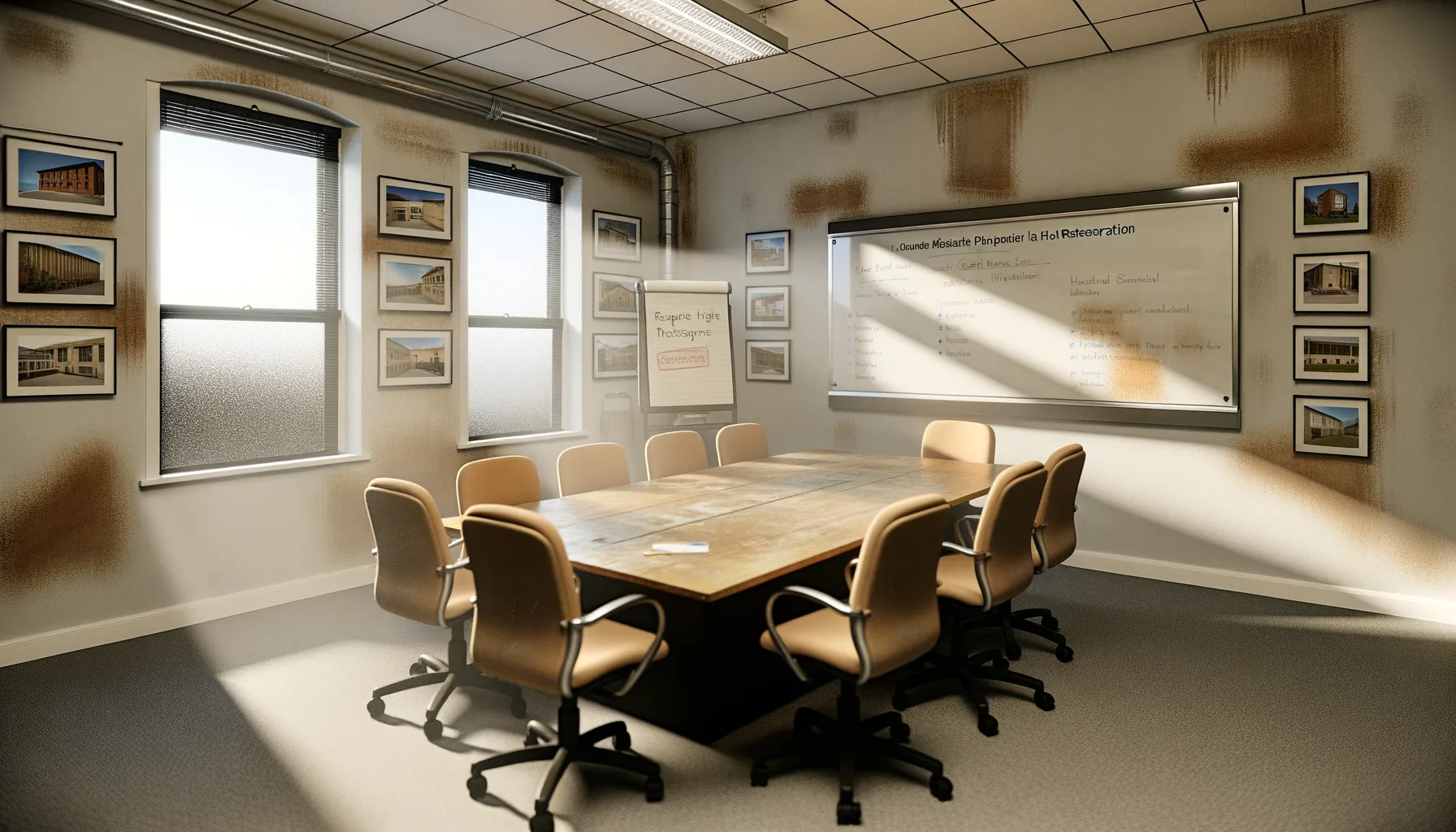 Water damage restoration service