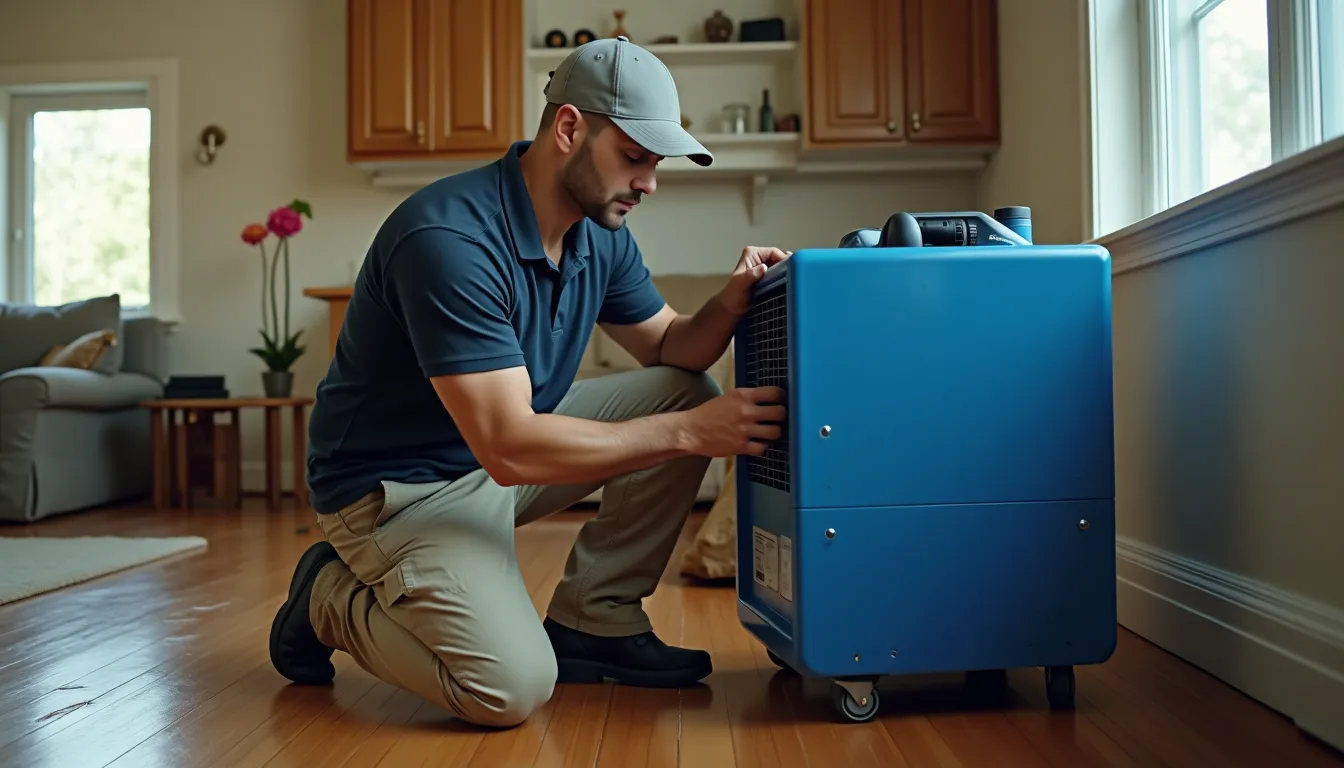 Water damage restoration service